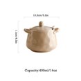 thumbnail image 3 of Qeeadeea/European Style Sugar Bowl With Ceramic Spoon, (400ml/14oz)Sugar Container, Sugar Bowls For Countertop, Salt Container With Spoon-pink-400ml/14oz, 3 of 6