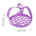 thumbnail image 2 of MasteelfCA 1Pc Multifunctional Handheld Steamer Silicone Vegetable Basket Drain Basket, 2 of 7