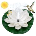 thumbnail image 1 of Solar Water Ornament for Garden Swimming Pool Floating Flower for Bird Bath and Fish Tank Enhancing Outdoor Water Features, 1 of 7