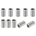 thumbnail image 1 of Unique Bargains Adaptateurs de Filetage Manchon Réducteur Écrou 10 Pcs M12x1.75 Mâle à M10x1.5 Femelle Écrou de Réparation 20mm, 1 of 7