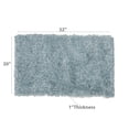 thumbnail image 2 of Cotton Loom Bath Mat Blue 20X32, 2 of 4
