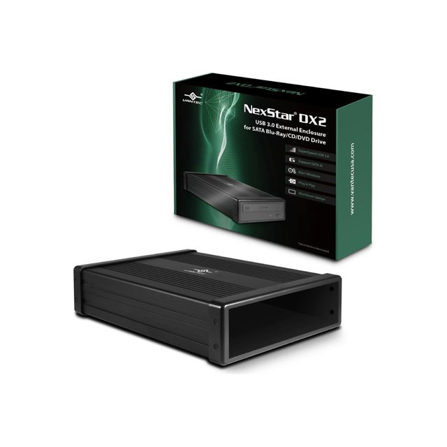 Vantec Thermal Technologies NST-540S3-BK NexStar DX2 Boîtier Externe USB 3.0 pour Lecteur SATA Blu-Ray-CD-DVD