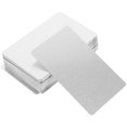thumbnail image 3 of MOVTOTOP 100Pcs Blank Metal Cards Sublimation Metal Business Cards Thick Business Cards Name Cards, 3 of 6