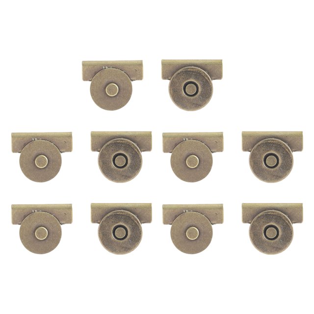 VONKY 10pieces Fashionable Magnetic Snaps For Handbags And Clothing Multi Functional Applications Widely coppery