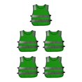 thumbnail image 1 of maskred Hi Vis Child Safety Reflective Vest Traffic Waistcoat Work Cycling Clothes green 42x47x5cm 5Set, 1 of 6