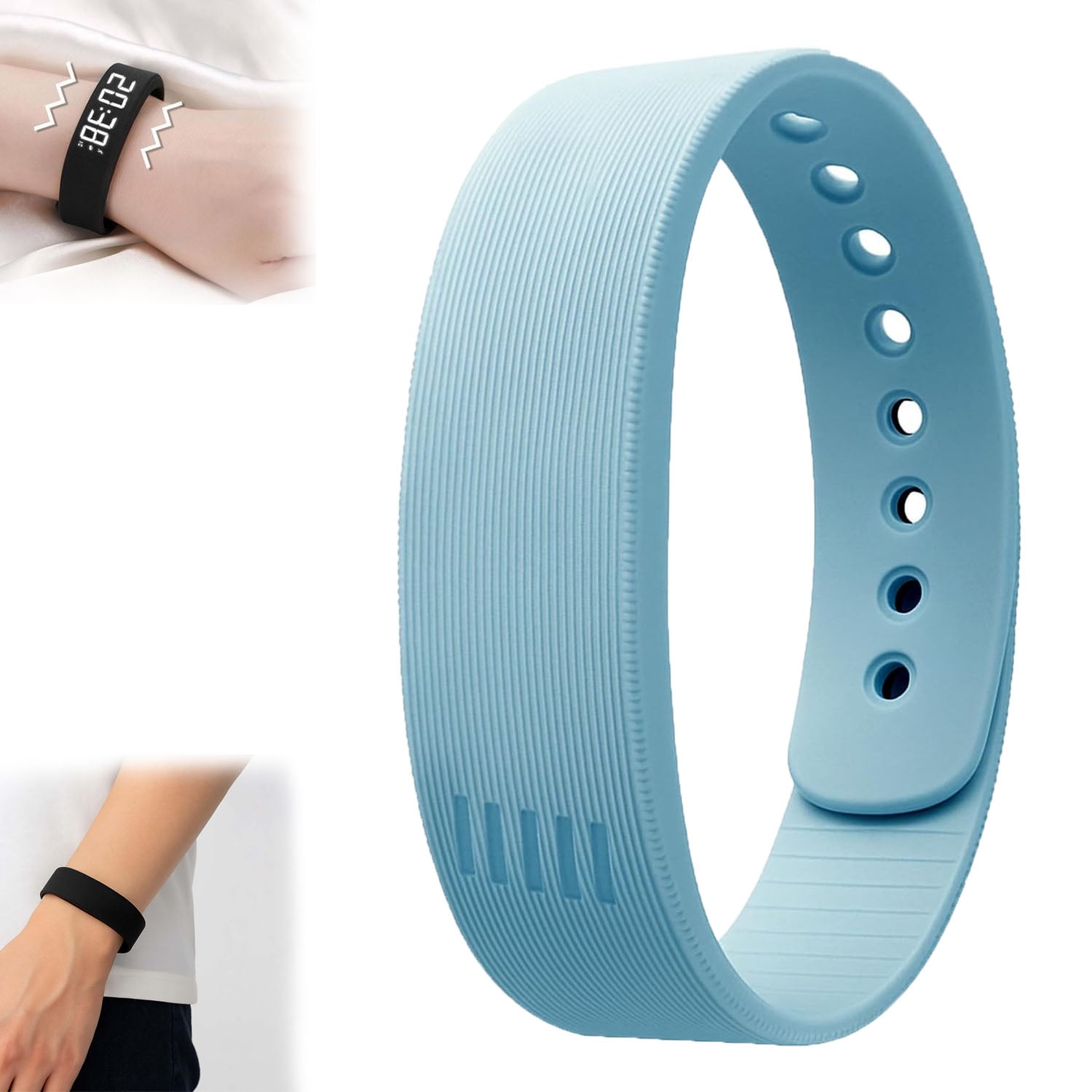 AHMT Bracelet d'Alarme - Montre Portable Silencieuse avec Minuterie / Vibration, Bracelet Réveil Réglable / pour Sommeil, Voyage Femmes Hommes Adultes Filles Enfants Aînés Personnes Âgées(C AHMT Bracelet d'Alarme - Montre Portable Silencieuse avec Minuterie / Vibration, Bracelet Réveil Réglable / pour Sommeil, Voyage Femmes Hommes Adultes Filles Enfants Aînés Personnes Âgées(C