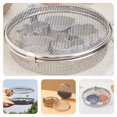 thumbnail image 4 of Boîte Ronde en Maille Panier à Couverts pour Lave-Vaisselle Pièces de Bouteille Paniers de Rangement Ustensiles en Acier Inoxydable Bébé, 4 of 6