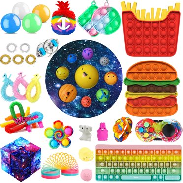 Honganda Sensory Fidget Toys Set, 34Pcs Relieving Stress and Anxiety Toys Kit