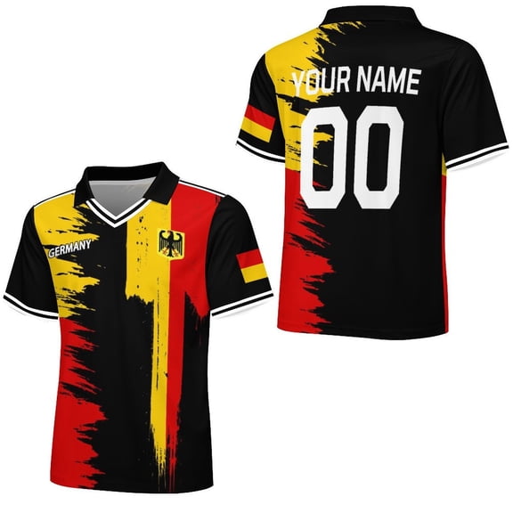 Chandail de Soccer Personnalisé Allemagne 2026 Chandail avec Nom et Numéro Personnalisés pour Hommes Femmes Enfants Style National Country Chandail de Fan de Soccer