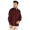 thumbnail image 3 of Bestman Solid Formal Button Down Shirt For Men Long Sleeve With Patch Pocket Business Wear, 3 of 7