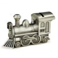 thumbnail image 1 of Elegance Pewter Plated Train Bank, 3.25 x 2.25 x 6 in., 1 of 1