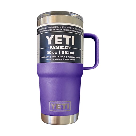 CRCMURE Verre&Bouteille Tasse de Voyage 20 Oz en Acier Inoxydable à Isolation sous Vide avec Couvercle Stronghold