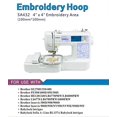 thumbnail image 4 of HONEYSEW Embroidery Hoop Cap Hoop for Brother Hoop SE270D SE400 900D 950D Embroidery Machine (SA432), 4 of 4