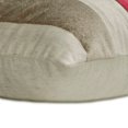 thumbnail image 3 of The HomeCentric Decorative Red Pack of 2, 18"x18" (45x45 cm) Throw Pillows, Velvet & Linen Patchwork Throw Pillows For Couch, Striped Pattern Modern Style Easter - Velvet Band Red, 3 of 5
