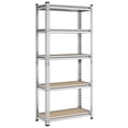 thumbnail image 2 of SONGMICS 5-Tier Storage Shelves, Load 875 kg, Garage Storage, Boltless Assembly, Adjustable Shelving Unit, for Study Shed Basement, Silver, 2 of 8