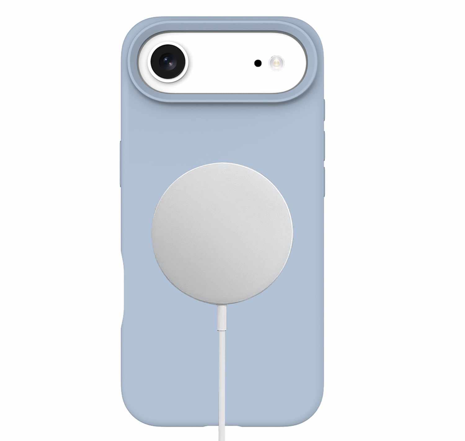 Blu Element Silicone MagSafe Case Pastel Blue for iPhone 17