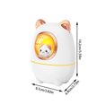 thumbnail image 2 of Birdeem Humidifier Home Fragrance Diffuser Air Bedroom Essential Oil Diffusers Small Essential Oil Diffuser Home Diffuser Home Scent Diffuser Mini Diffuser Abs Household with Lights Office(Cute Cats), 2 of 5