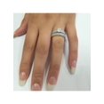 thumbnail image 4 of 1 1/2ct Diamond Engagement Ring & Matching Vintage Wedding Band Set White Gold, 4 of 4