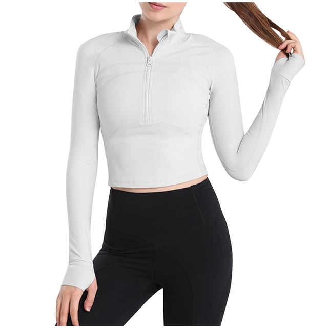 Timegard Womens Lightweight Athletic Jacket Zipper Trackshirts Workout Running Jackets with Thumb Holes