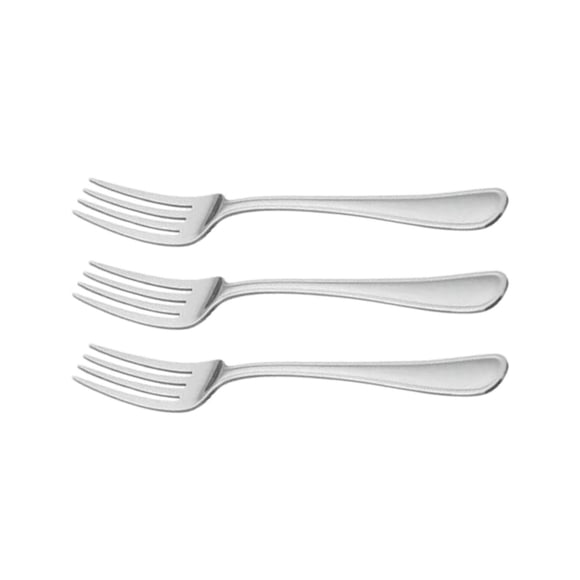 Mainstays 3-Piece Fleetline Salad Fork Stainless Steel Silver
