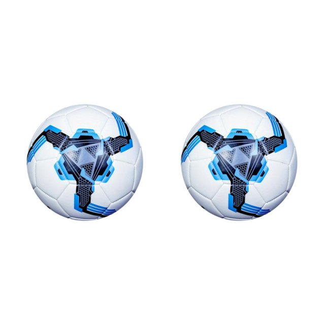 maskred Ballon de Soccer d'Entraînement et de Compétition pour Prairie Extérieure – Léger et Portable Bleu 4 2Ensemble