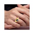 thumbnail image 2 of RYLOS Unisex Rings Yellow Gold Plated Silver Religious Cross Prayer Ring With Diamonds & Black Onyx Designer Jewelry Size 8, 2 of 6