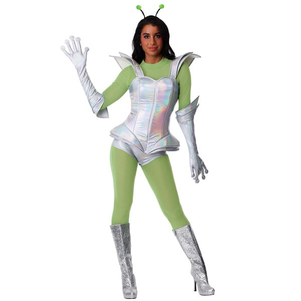 Galactic Alien Babe Costume for Women