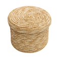 thumbnail image 1 of Woven Seagrass Storage Baskets with Lids Handmade Decorative Storage Baskets for Shelves Toy Gift Cosmetics Organization, 1 of 7