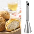 thumbnail image 4 of High Temperature Resistant Cream Filler Mouth, Piping Nozzles, Cake Decorating Tool, Silver For Make Puff Make Cakes Easy To  Easy To Operate, 4 of 8