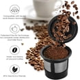 thumbnail image 4 of EIMELI Reusable Coffee Pods  Refillable Coffee Filters for   Single Serve Coffee Filter Cup- Compatible with  K Coffee Maker with Coffee Spoon Brush, 4 of 9