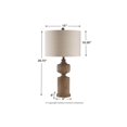 thumbnail image 2 of Ashley Furniture Madelief Poly Table Lamp in Brown, 2 of 3