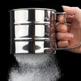 thumbnail image 3 of Double Layers Sieve Stainless Steel Hand-held Flour Sifter for Baking Strainer sifters for cooking, 3 of 5