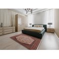 thumbnail image 4 of Ahgly Company Indoor Rectangle Mid-Century Modern Camel Brown Oriental Area Rugs, 8' x 10', 4 of 6