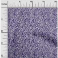 thumbnail image 2 of oneOone Polyester Lycra Dark Purple Fabric Block Sewing Material Print Fabric By The Yard 56 Inch Wide, 2 of 5