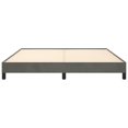 thumbnail image 3 of vidaXL Bed Frame Dark Grey 183x213cm California King Velvet, 3 of 5