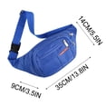 thumbnail image 3 of TopLLC Sac Banane de Sport en Toile pour Homme, Mode Décontractée, Grande Capacité de Rangement, 3 of 3