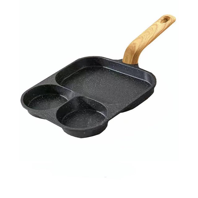 Bwiyojiz Kitchen Gadgets 3-In-1 Split Non-Stick Pan, Gifts for Mom, Gray