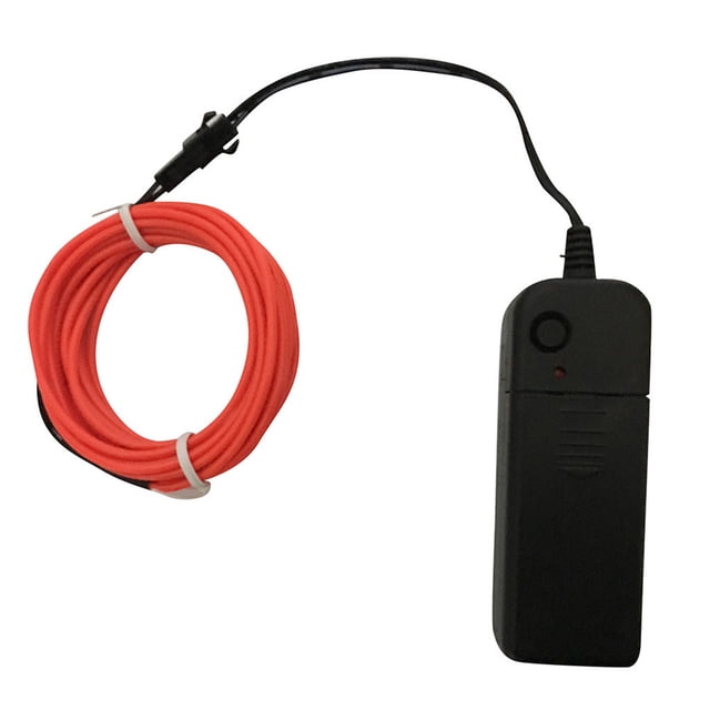 Flexible LED Light EL Wire String Strip Rope Glow Decor Neon Lamp USB Controlle