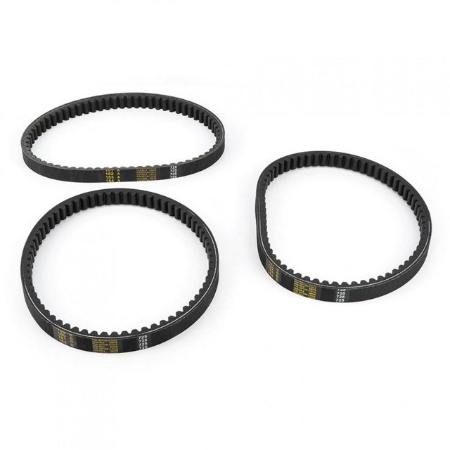 HLONK 3Pcs Go Kart Drive Belt 725 Fits for 30 Series Torque Converter Kit Accessory
