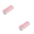 thumbnail image 4 of bedienty Plastic Electric Bag Sealing Machine Portable Handheld 300mAh Kitchen Snack Vegetables Fruits Bread Chips Sealer Pink 2Set, 4 of 6