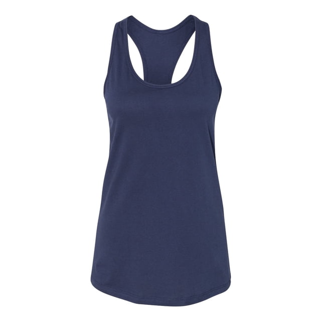 Bella Canvas Womens Jersey Racerback Tank, XL, Navy