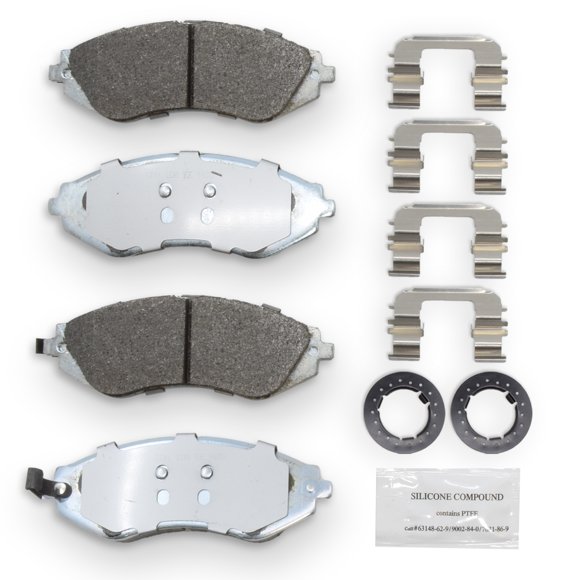 NRS Galvanized Brakes 2004-2008 Suzuki Forenza; 2005-2008 Suzuki Reno; 1999-2002 Daewoo Leganza; 1999-2002 Daewoo Nubira; 2013-2015 Chevrolet Spark NS1035 Premium Galvanized Brake Pad Set