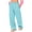 Light Blue, variant on ohmzyzo Wide Leg Sweatpants Women Baggy Elastic High Waisted Straight Leg Sweat Pants Workout Athletic Joggers with Pockets