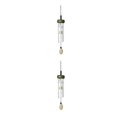 thumbnail image 4 of mmirethe Multiple Styles And Colors Wind Chimes For Wide Application Unique Style Wind Chime Pendant green锛坮oundwood锛?2Set, 4 of 6