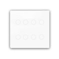 thumbnail image 1 of WiFi Touching Switch Strong Sensitivity Dual-mode 6/8 Way Switch for Tuya Smartlife App for Tmall Genie, 1 of 9