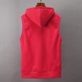 thumbnail image 4 of Qertyioot Mode Homme Gilet Sans Manches à Capuche Chemise, 4 of 9