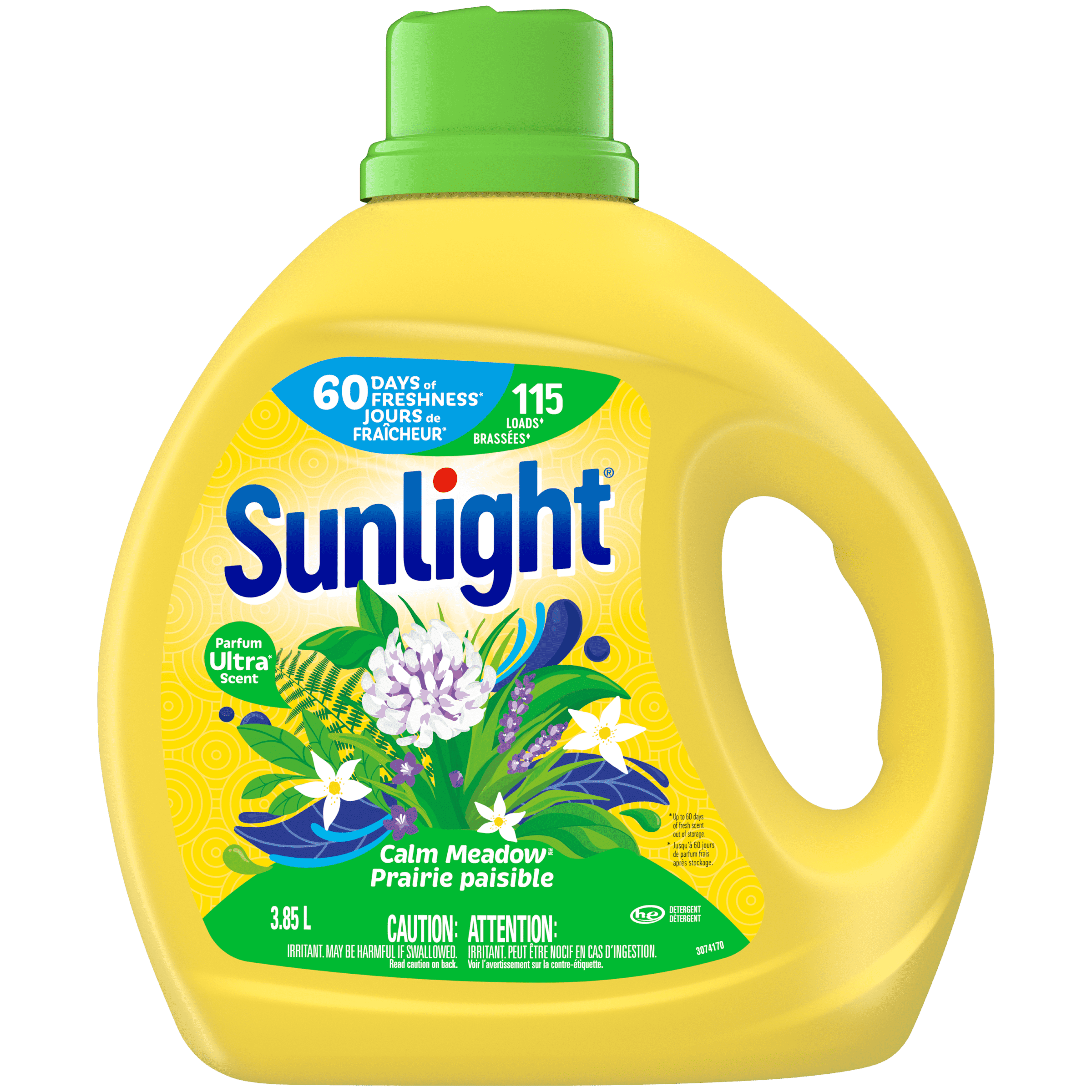 Sunlight® Calm Meadow™ – Liquid Detergent 3.85L, 115 Wash Loads