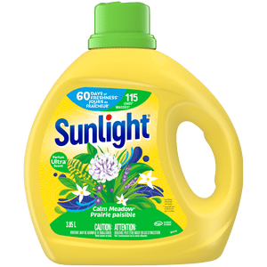 Sunlight® Calm Meadow™ – Détergent liquide 3.85L, 115 Charges de lavage
