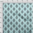 thumbnail image 2 of oneOone Viscose Chiffon Fabric Leaves & Floral Block Decor Fabric Printed BTY 42 Inch Wide, 2 of 4
