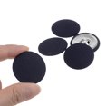 thumbnail image 4 of Unique Bargains 20pcs 48L Fabric Cloth Covered Button 30mm Round Metal Shank Sewing Buttons for Suits Dress Blouses, Deep Blue, 4 of 5